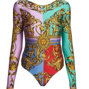 Versace Colorblock Bodysuit size 4